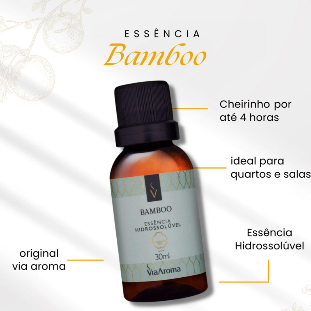 Bamboo: Aroma Original e Mais Vendido em Frasco de 30ml - Envio Imediato!