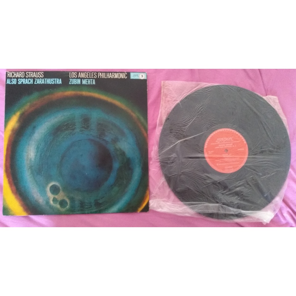 LP RICHARD STRAUSS - ALSO SPACHT ZARATHUSTRA (ZUBIN MEHTA & LOS ANGELES PHILARMONIC)