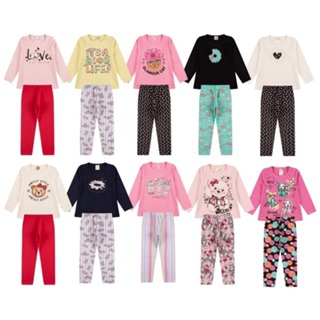 Kit Sortido 10 peças Meia estação Feminino Infantil Inverno e meia estação- conjunto menina confortável em Oferta na Shopee