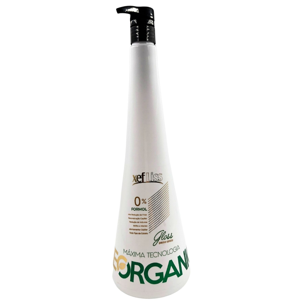 Progressiva Neorganic Gloss Passo Único Máxima Tecnologia 0% Formol Xef Liss (1L)