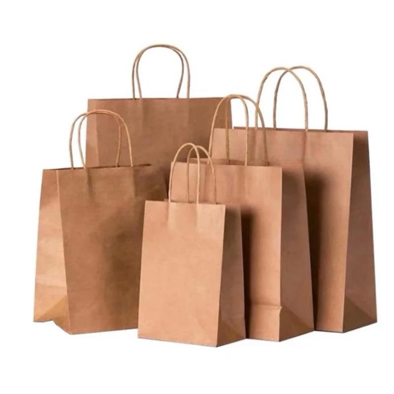 SACOLAS KRAFT NATURAL 26 TAMANHOS ( 10 unidades ) (LC) OFF em Oferta na Shopee