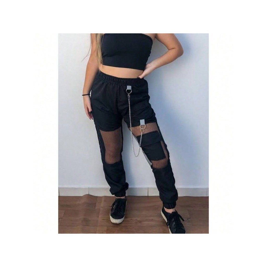 Calça tactel feminina modero Fenda skate street — imagem 2 de 2