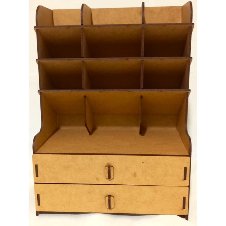 ORGANIZADOR ARMÁRIO G COM 2 GAVETAS E 9 DIVISÓRIAS em Oferta na Shopee