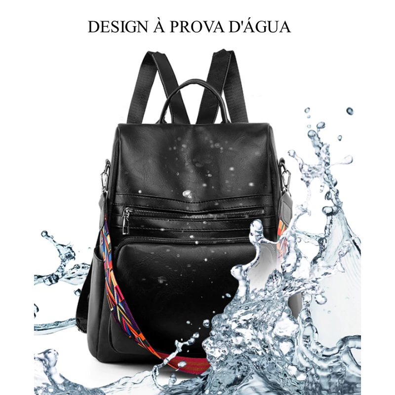 Mochila Feminina Escolar Grande Impermeável para Notebook Viagem — foto 8
