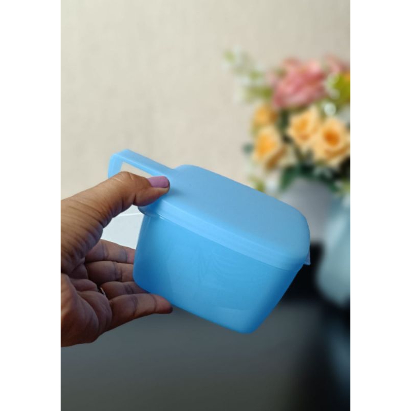 Tupperware Conserva Metade Quadrado 600ml Azul