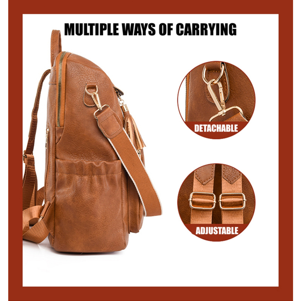 Mochila Feminina de Qualidade Superior para Faculdade e Trabalho Estilo Casual