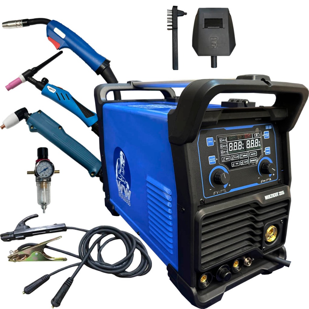 Inversora Solda Multiprocesso Tig Mig Mma Corte Plasma 220v 250A Digital Sinérgica WWSoldas em Oferta na Shopee
