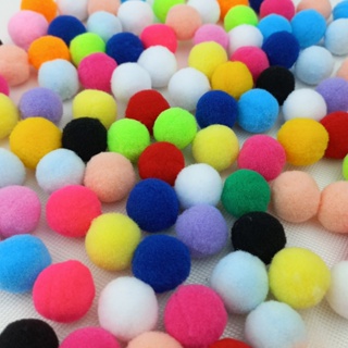Pompom Colorido 20mm Pacote Até 500 Unidades Multicores Mix em Oferta na Shopee
