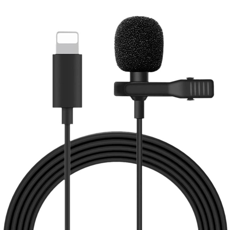 Microfone de Lapela Celular iPhone e iPad Alta Qualidade
