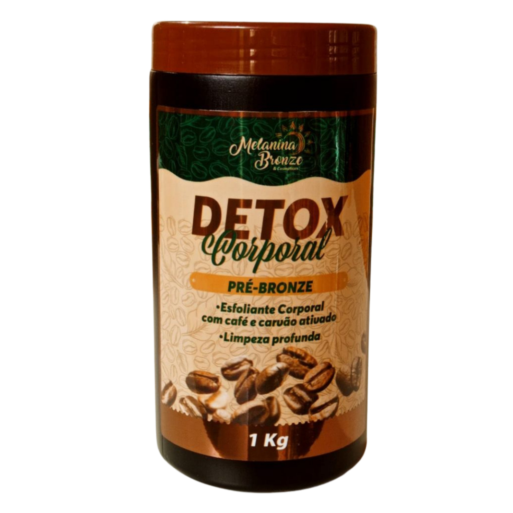 Detox Esfoliante Corporal Pré-Bronze 1kg Melanina Bronze
