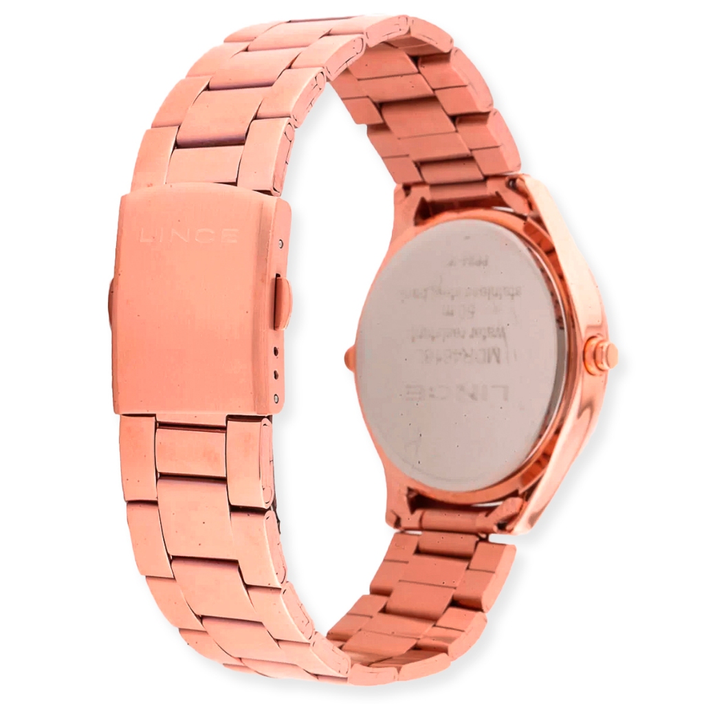 Detalhes do Relógio Lince Feminino Led Digital Rose Mdr4618L Vxrx