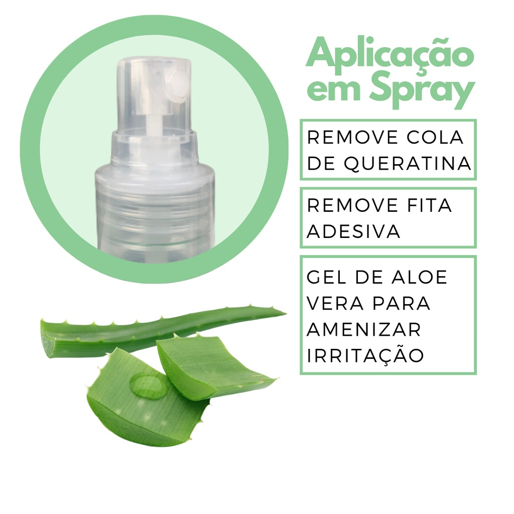 Removedor de Mega Hair de Fita Adesiva e Queratina Alin Gel Solve 140ml