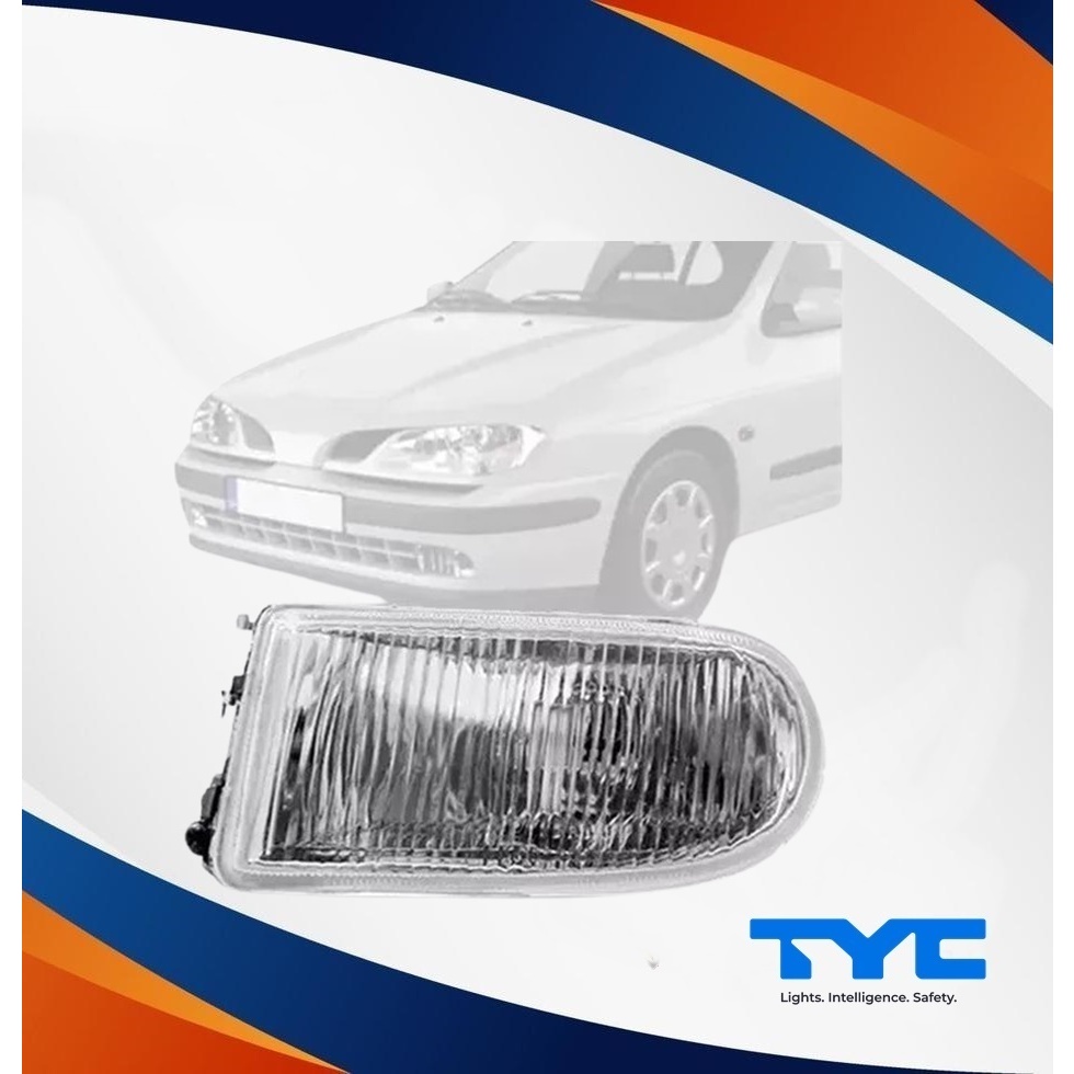 Farol Auxiliar Neblina Esquerdo  Renault Clio/Megane/Scenic MarcaTyc Ano:1996 Até 1999 Cód: 19-A588-05-2B