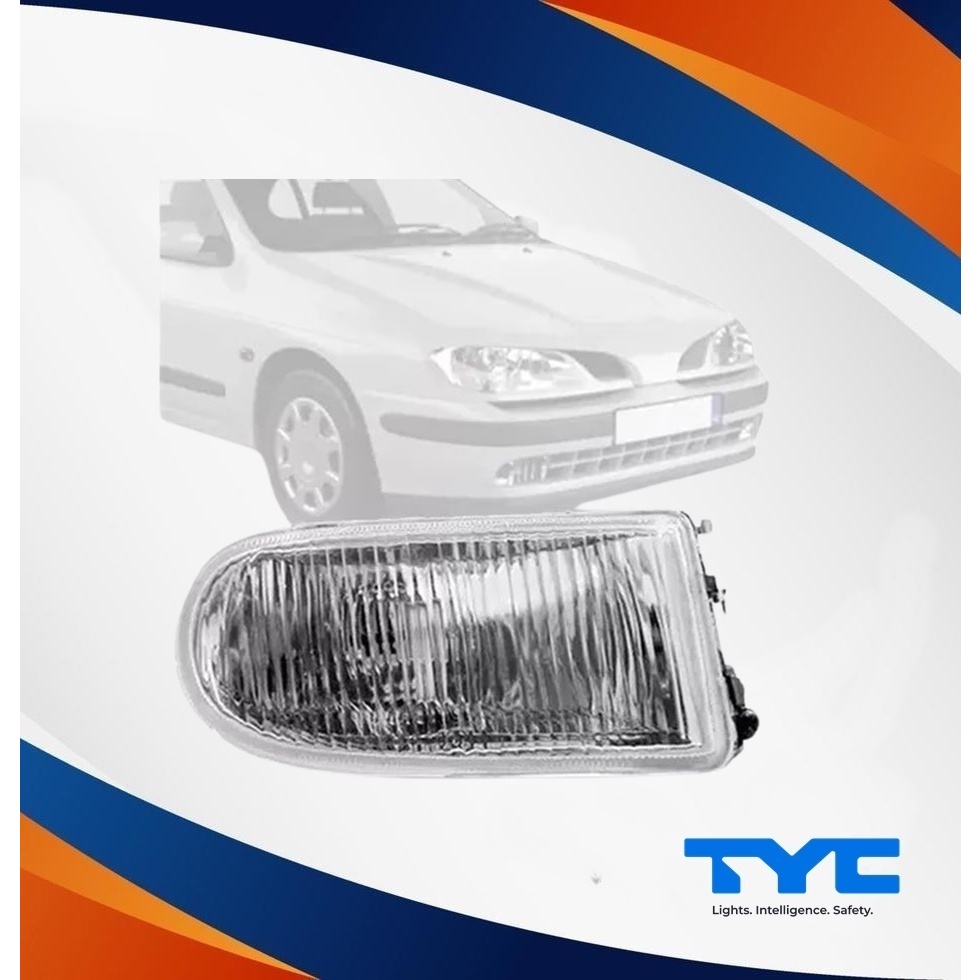 Farol Auxiliar Neblina Direito Renault Clio/Megane/Scenic Marca Tyc Ano: 1996 Até 1999 Cód: 19-A587-05-2B