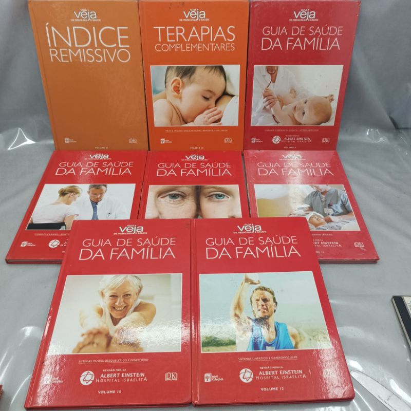 8 livros Guia Veja de medicina e Saúde