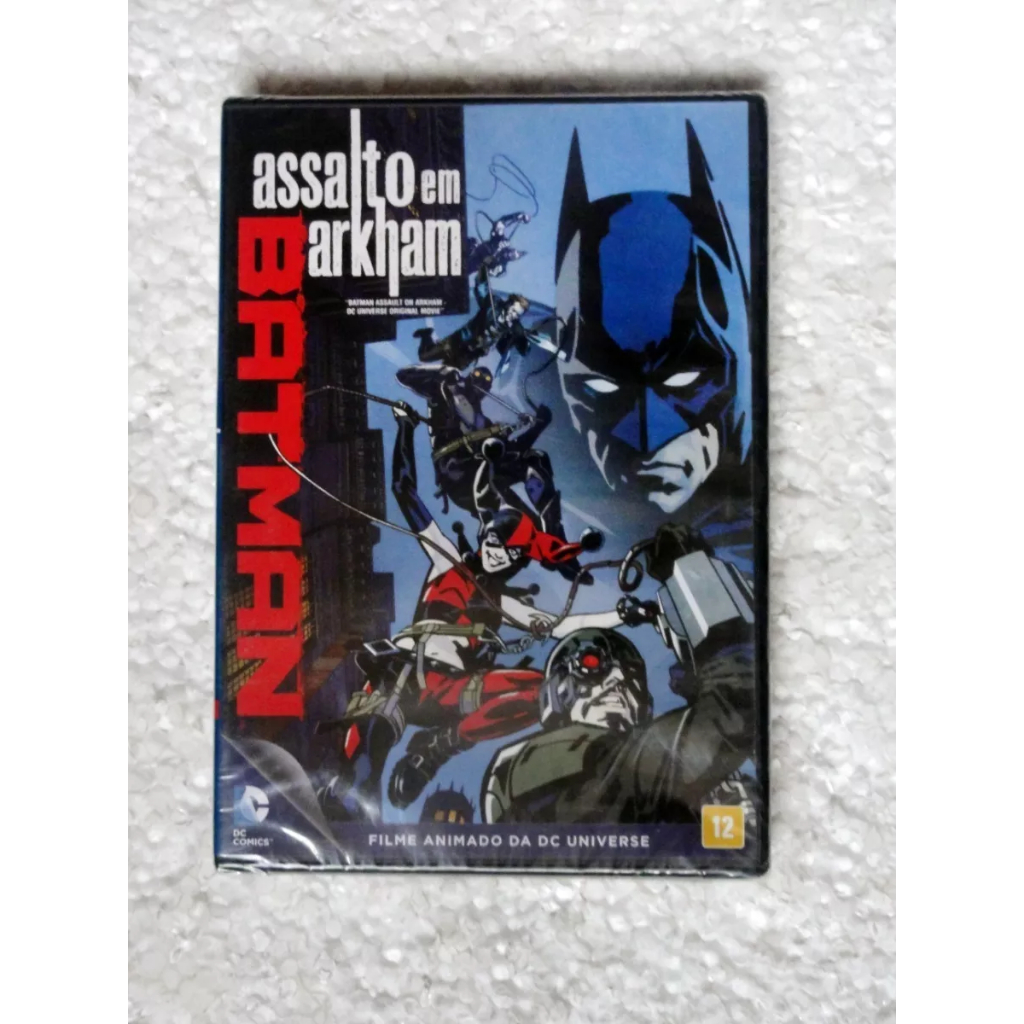 dvd batman o assalto em arkham