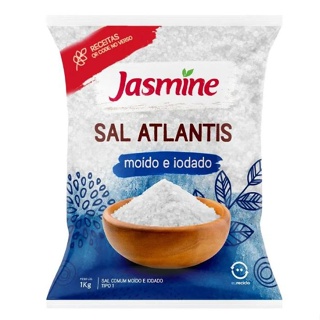 Sal Marinho Atlantis Jasmine 1kg em Oferta na Shopee