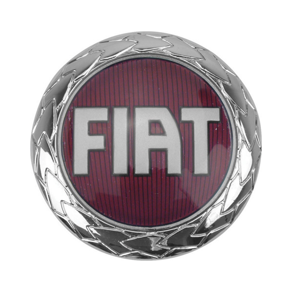 Emblema Fiat da Grade Fiat Uno Fire Fiorino 2004 a 2008 Vermelho