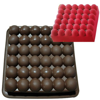 Forma Silicone Entremet Bolo Bolha 18cm Sobremesa Culinária