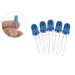 Led Difuso 5mm AZUL- Pacote Com 10 Peças em Oferta na Shopee