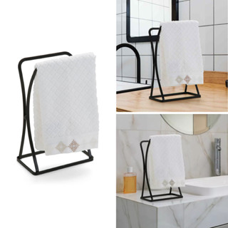 Porta Suporte Toalha Rosto Bancada Lavabo Banheiro Pia Preto Luxo Arthi em Oferta na Shopee