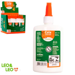 Kit Cola Branca Escolar Caixa Com 12 Unidades Preço De Atacado Leo & Leo