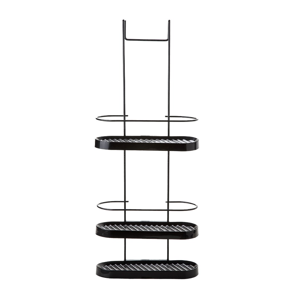 Suporte de Banheiro Shampoo Para Box 3 Andares Sem Furo e Não Enferruja