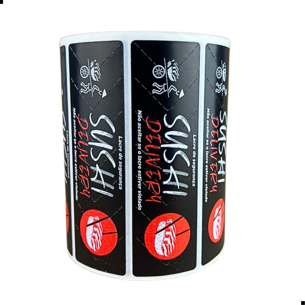 Lacre Delivery para Sushi 4 Milheiros em Oferta na Shopee