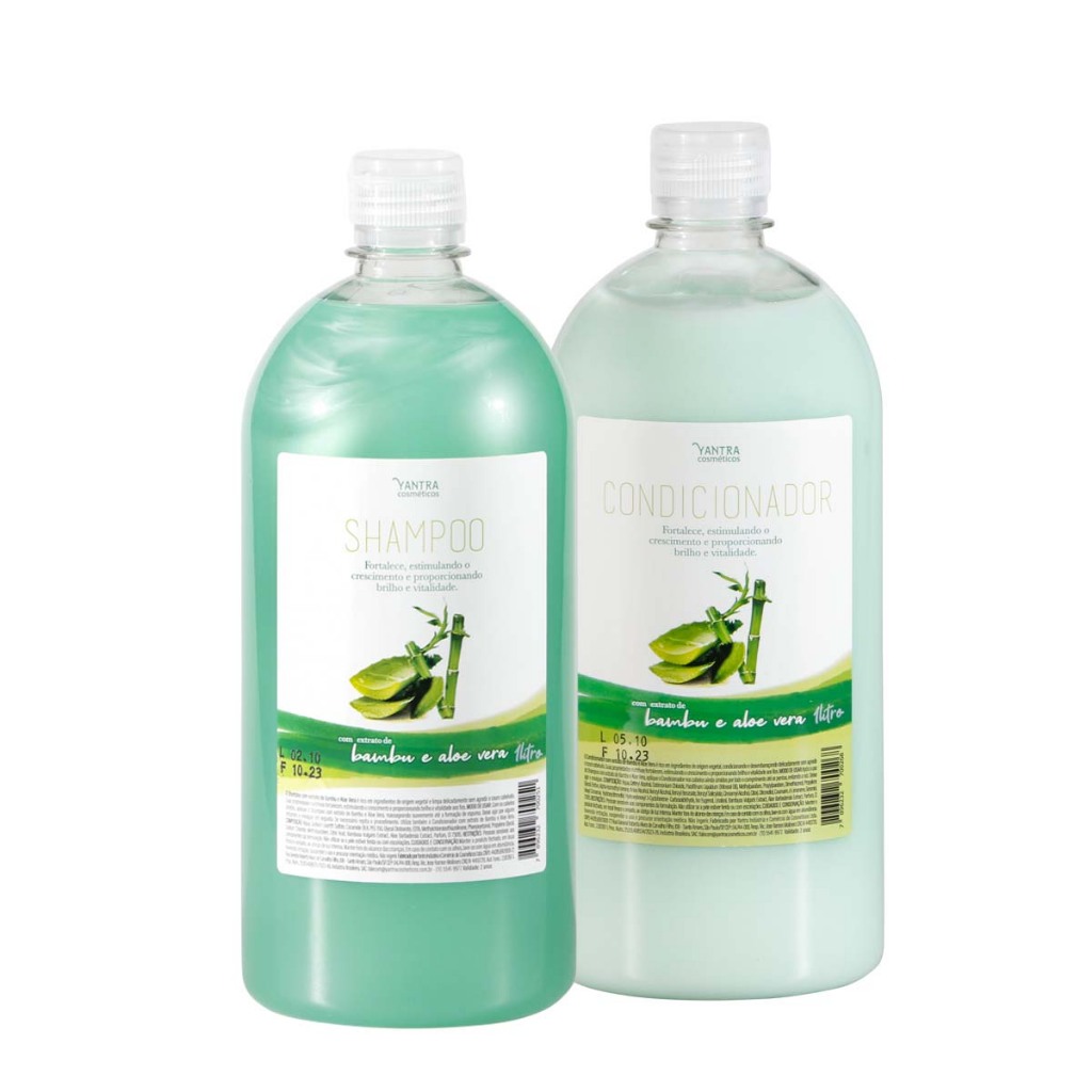 KIT Shampoo e Condicionador Yantra Cosméticos - 1 litro em Oferta na Shopee