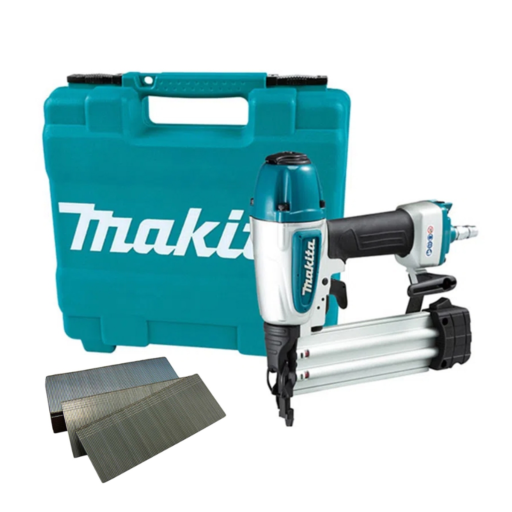 Kit Pinador Pneumático 18GA AF506 Makita e Pinos 20mm B-04313 5.000 peças