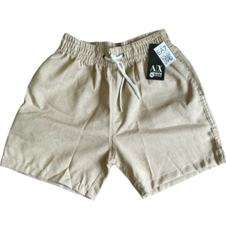 Short De Linho Masculino EA7 Básico mauricinho Premium Lavado De Alta Qualidade Short Linho