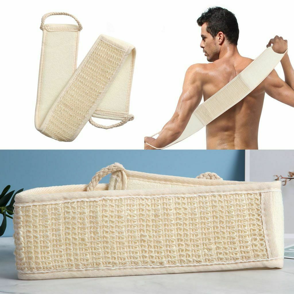 Esponja Banho Esfoliante Pele 67.5x8x0.5cm Esponja Corporal Cordão Massagem Ferramenta Para Esfregar