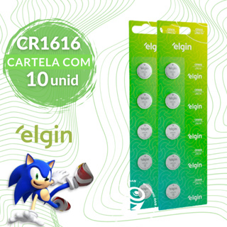 10 Baterias Moeda Botão Pilha Cr1616 3v Lithium Litio Elgin - 2 Cartelas C/ 5 Unidades em Oferta na Shopee