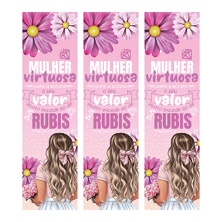 Mulher Virtuosa Marcador de Pagina papel cartão em Oferta na Shopee