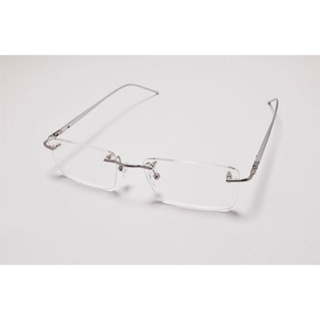 Armação Óculos Descanso Metal Sem Aro Lentes Sem Grau Jc9357 Alumínio em Oferta na Shopee