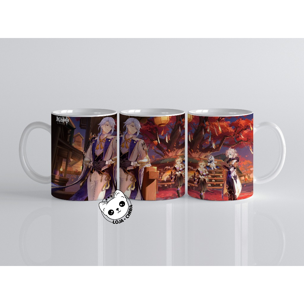 Caneca Personalizada Genshin Impact Jogo Gamer Pc Online RPG Zelda 1 Cerâmica Importada