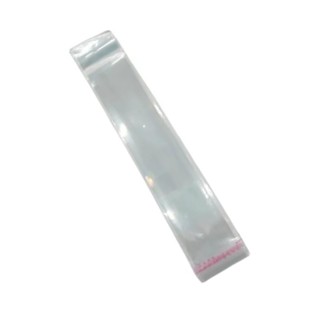 100 Unid 5x22 Aba Adesivada Saco Plástico Transparente em Oferta na Shopee