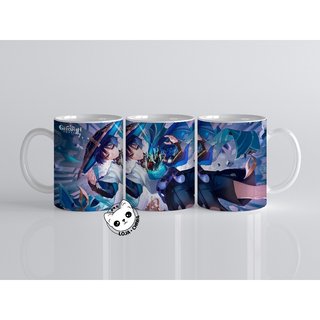 Caneca Personalizada Genshin Impact Jogo Gamer Pc Online RPG Zelda 6 Cerâmica Importada