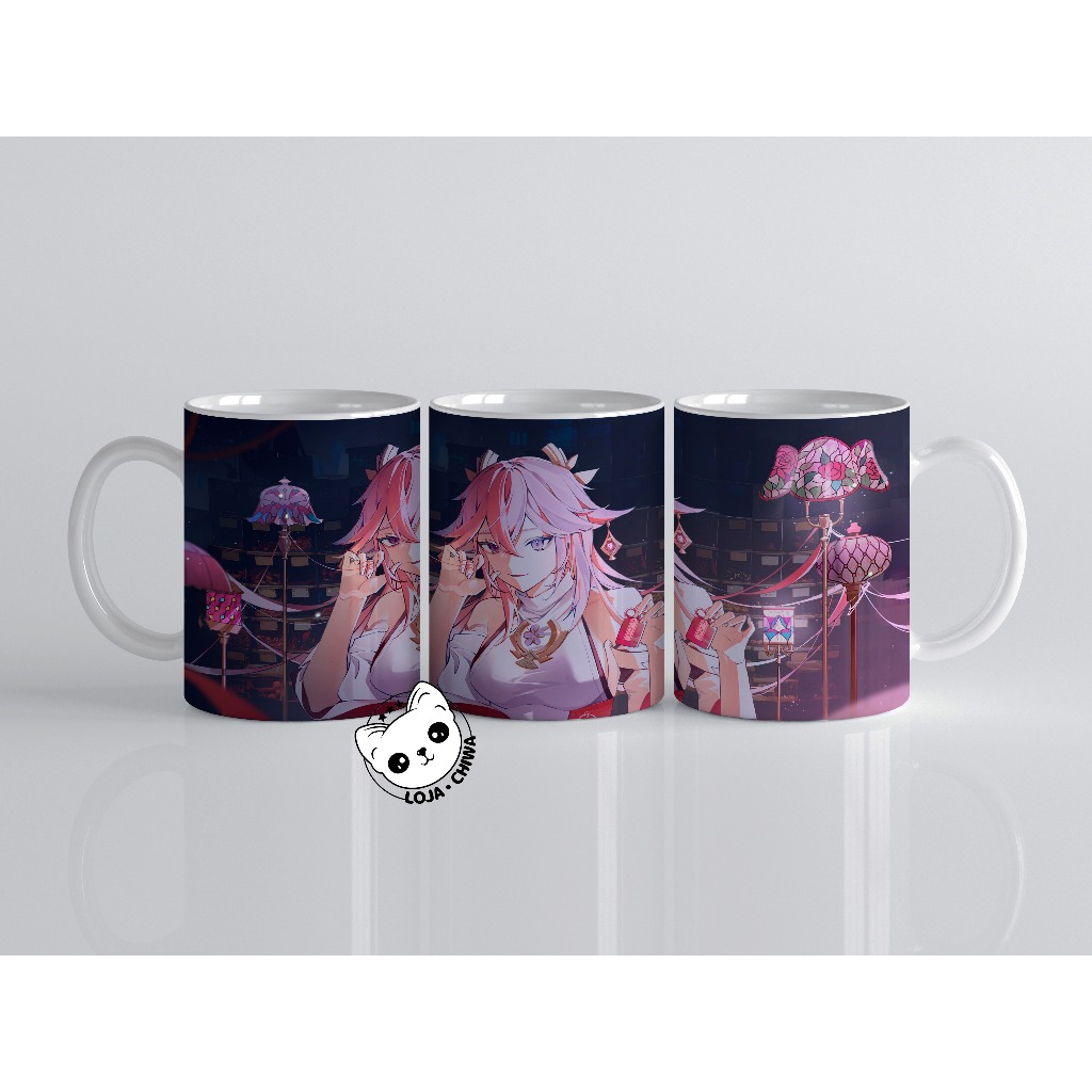 Caneca Personalizada Genshin Impact Jogo Gamer Pc Online RPG Zelda 12 Cerâmica Importada