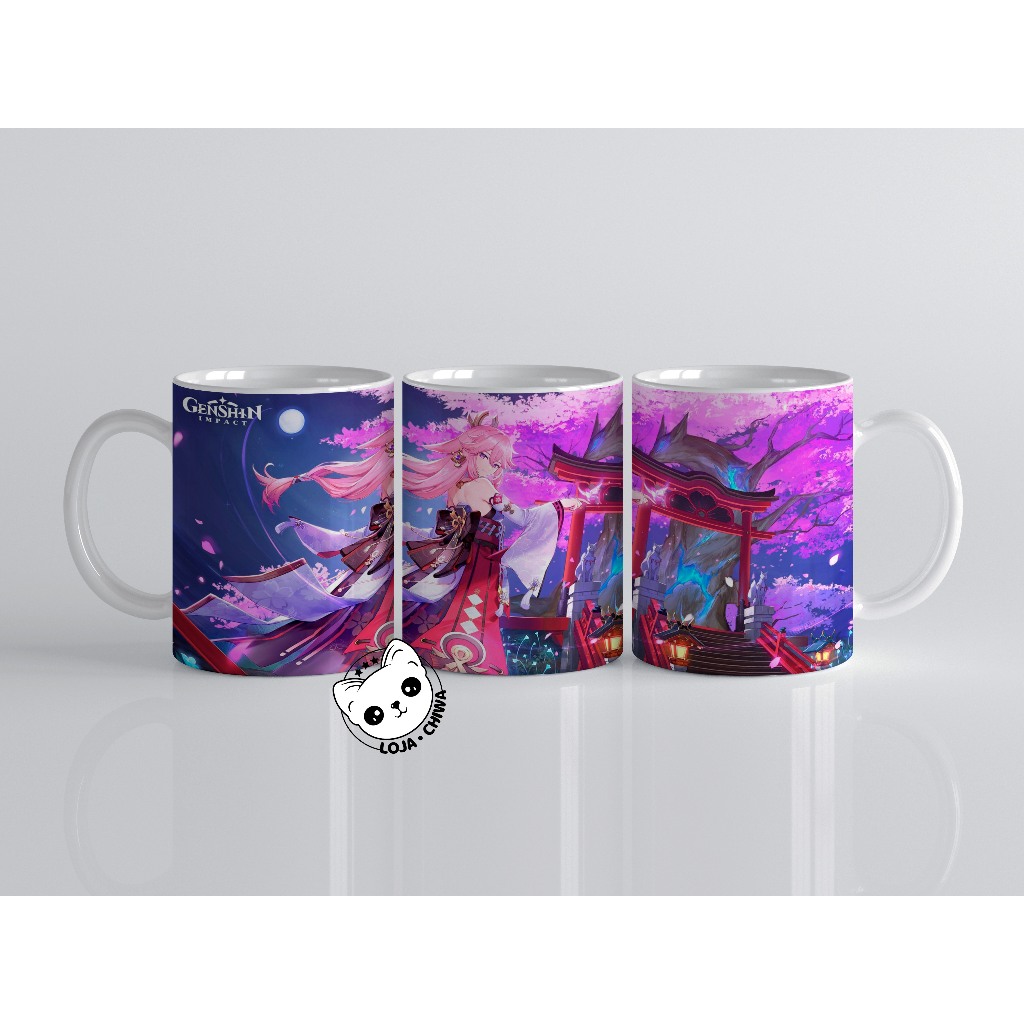 Caneca Personalizada Genshin Impact Jogo Gamer Pc Online RPG Zelda 13 Cerâmica Importada