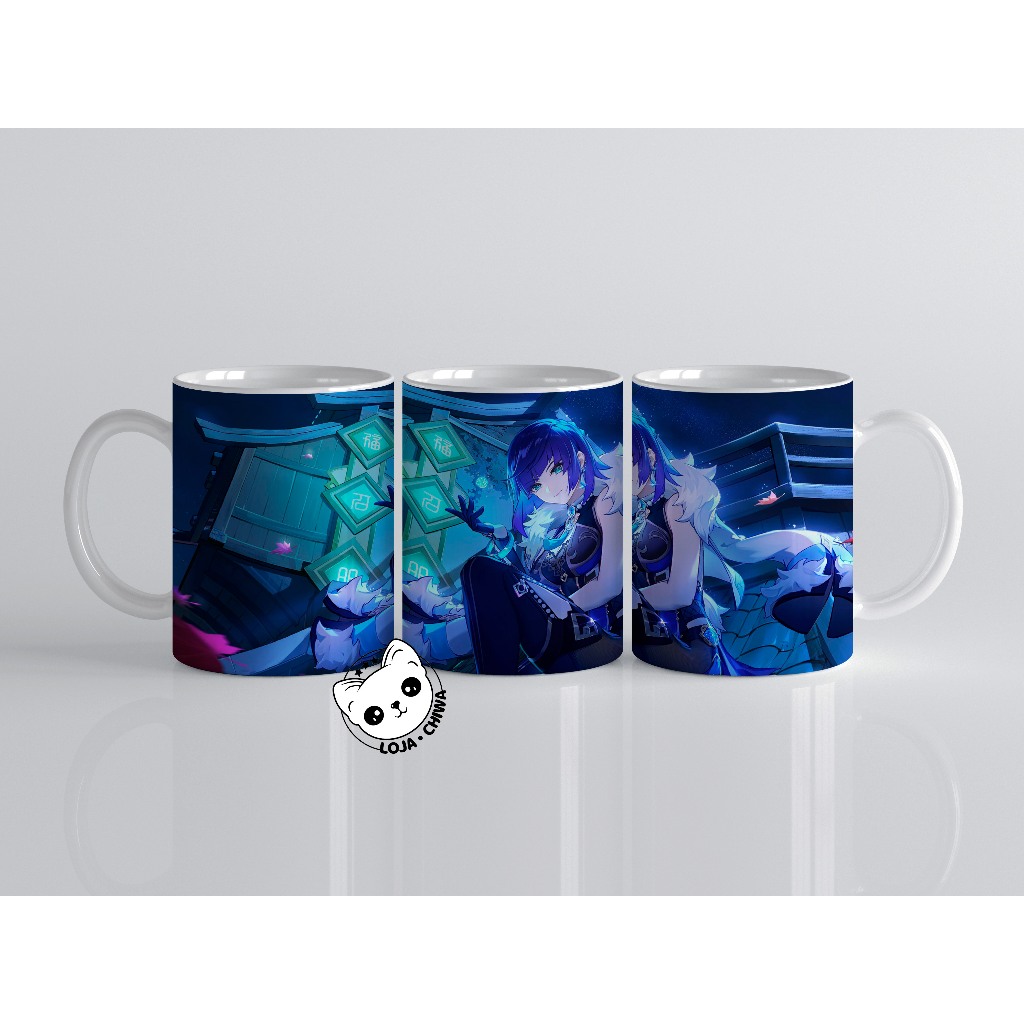 Caneca Personalizada Genshin Impact Jogo Gamer Pc Online RPG Zelda 14 Cerâmica Importada