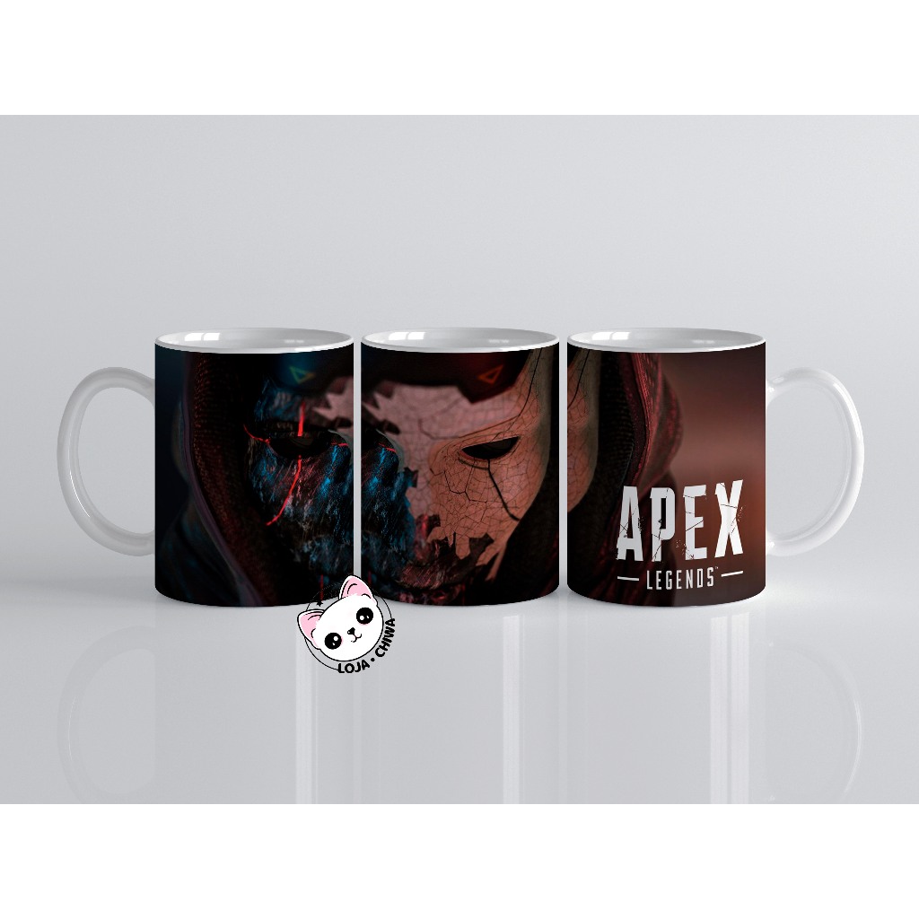 Caneca Personalizada Apex Legends Logo Jogo Gamer Battle Royal  Cerâmica Importada