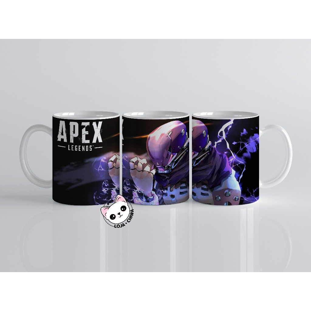 Caneca Personalizada Apex Legends Logo Jogo Gamer Battle Royal  Cerâmica Importada