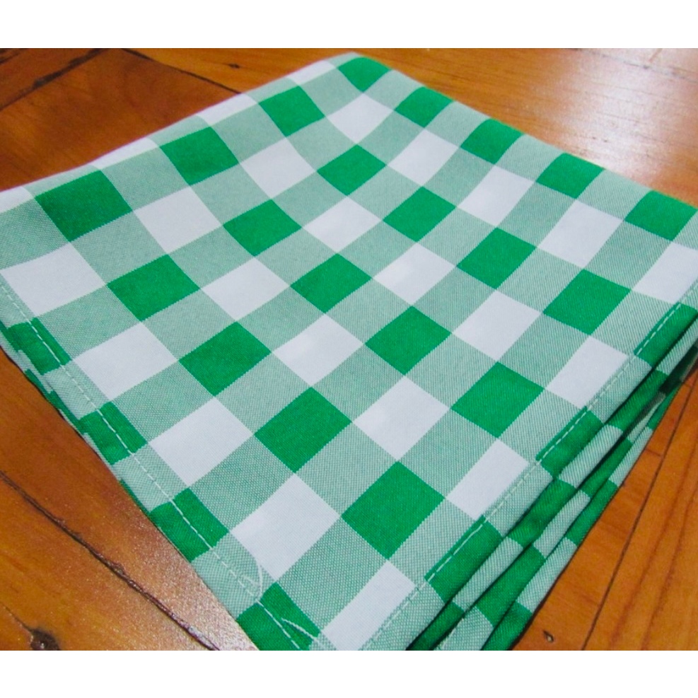 Kit de Guardanapos Xadrez para Mesa Posta - 4 ou 6 Peças em Tecido de Alta Qualidade