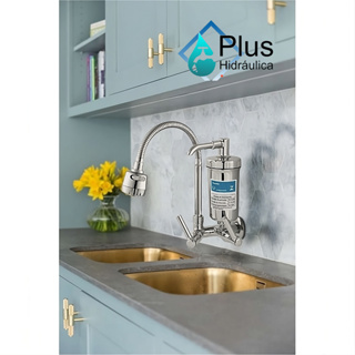 Torneira de Parede Cozinha Com Filtro Gourmet Inox em Oferta na Shopee