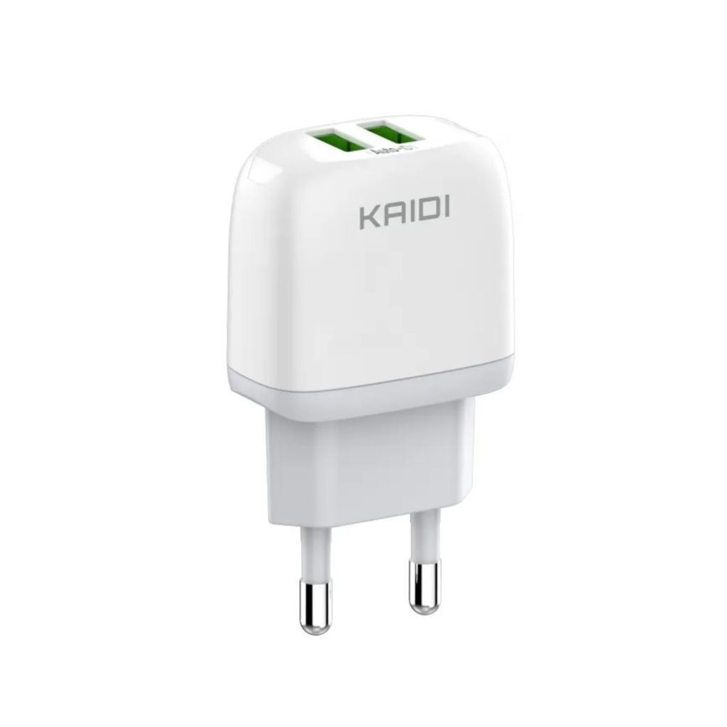 Carregador de Parede Turbo 2.4A - KD-556 - 2 USB - Carregador Rápido - Envio Imediato