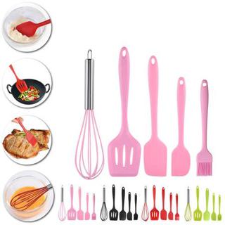 Kit 5 Peças Culinario Conjunto de Utensílios de Silicone Cozinha Premium em Oferta na Shopee
