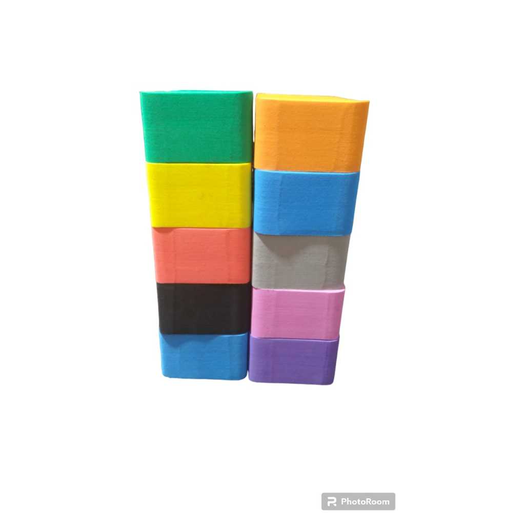kit 10 tijolinhos eva 22x11x8 yoga/pilates/exercioosemcasa