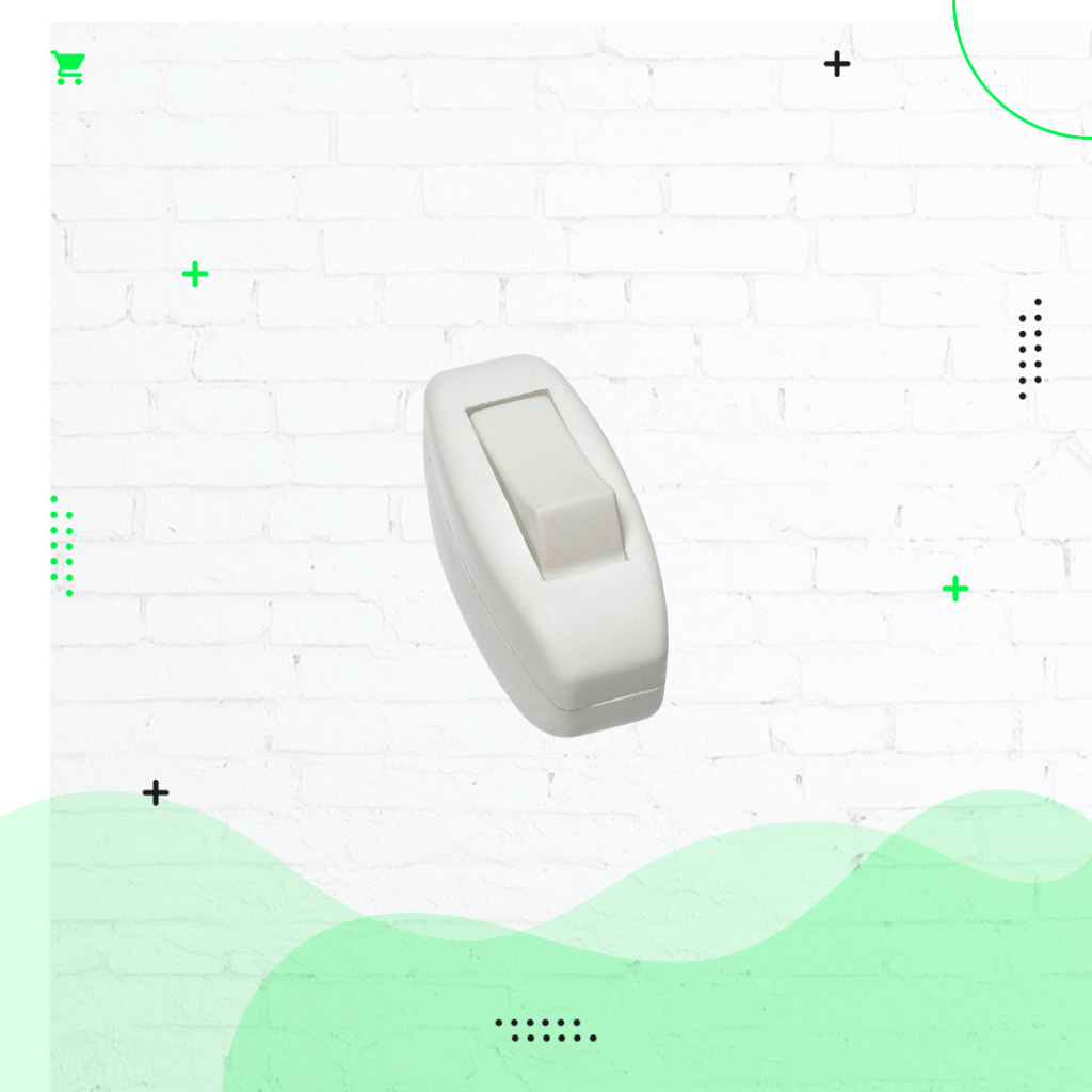 Interruptor Pera Abajur lustre liga e desliga Centro e Fim de Fio 168