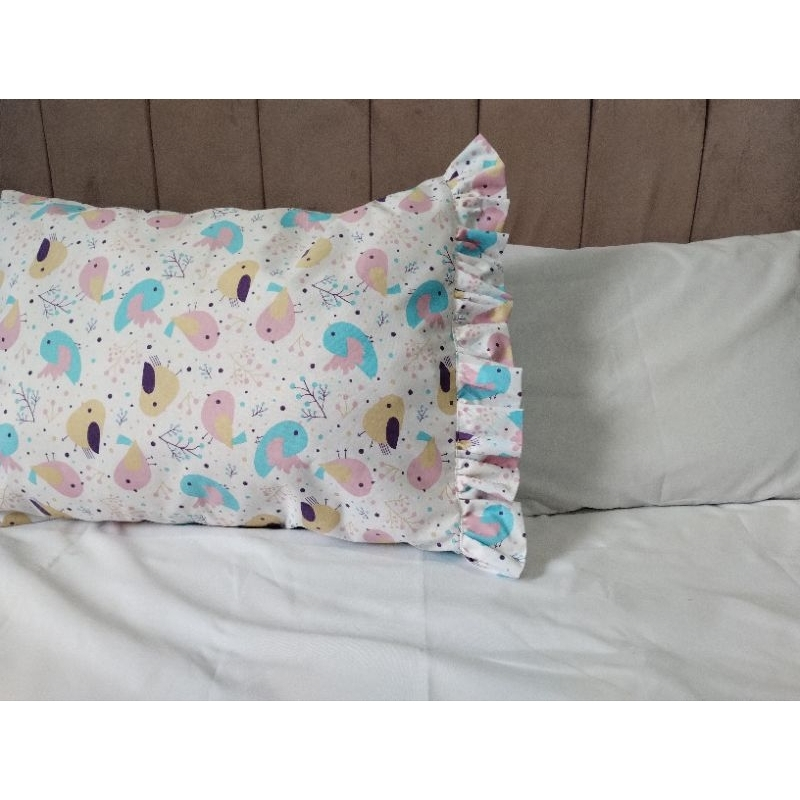fronha avulsa com babado e zíper algodão 50cmx70cm, em Oferta na Shopee
